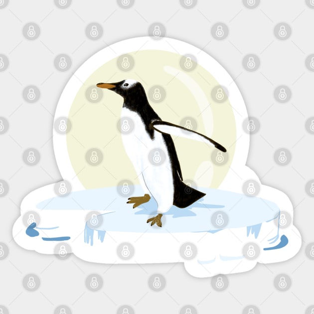 Cute penguin Sticker by Aurealis